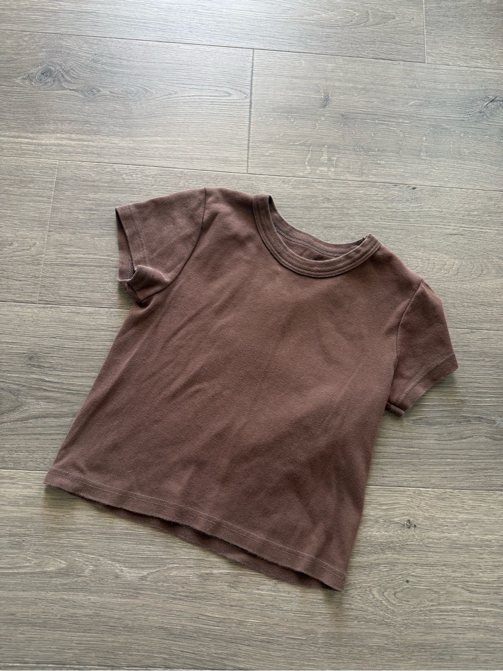 Brandy Melville Brown Short Sleeve Tee